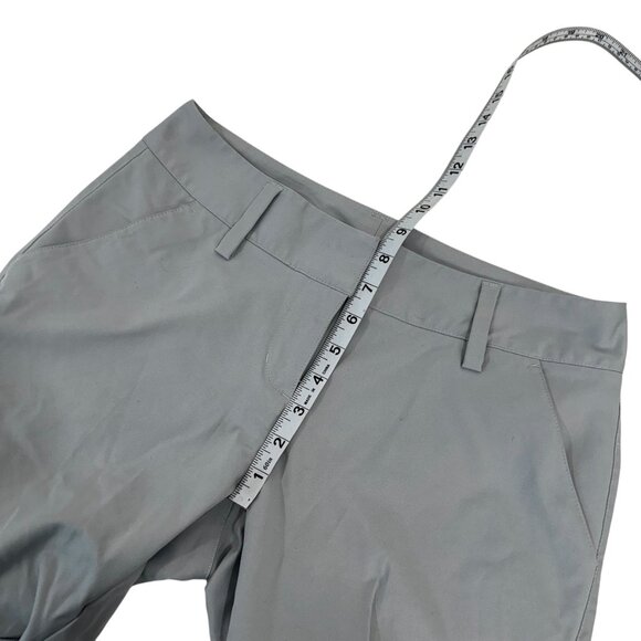 Adidas ClimaLite Womens Gray Bermuda Golf Shorts Size 2 Lightweight & Breathable - Picture 3 of 12